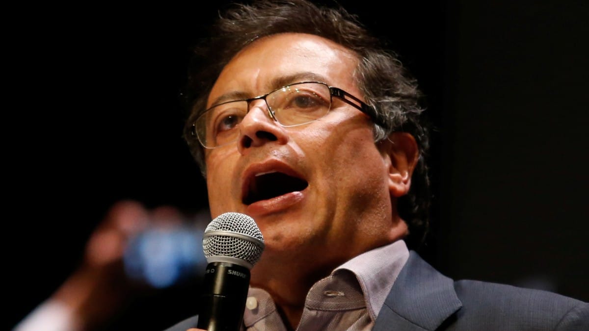 El candidato izquierdista a las presidenciales colombianas, Gustavo Petro. Reuters