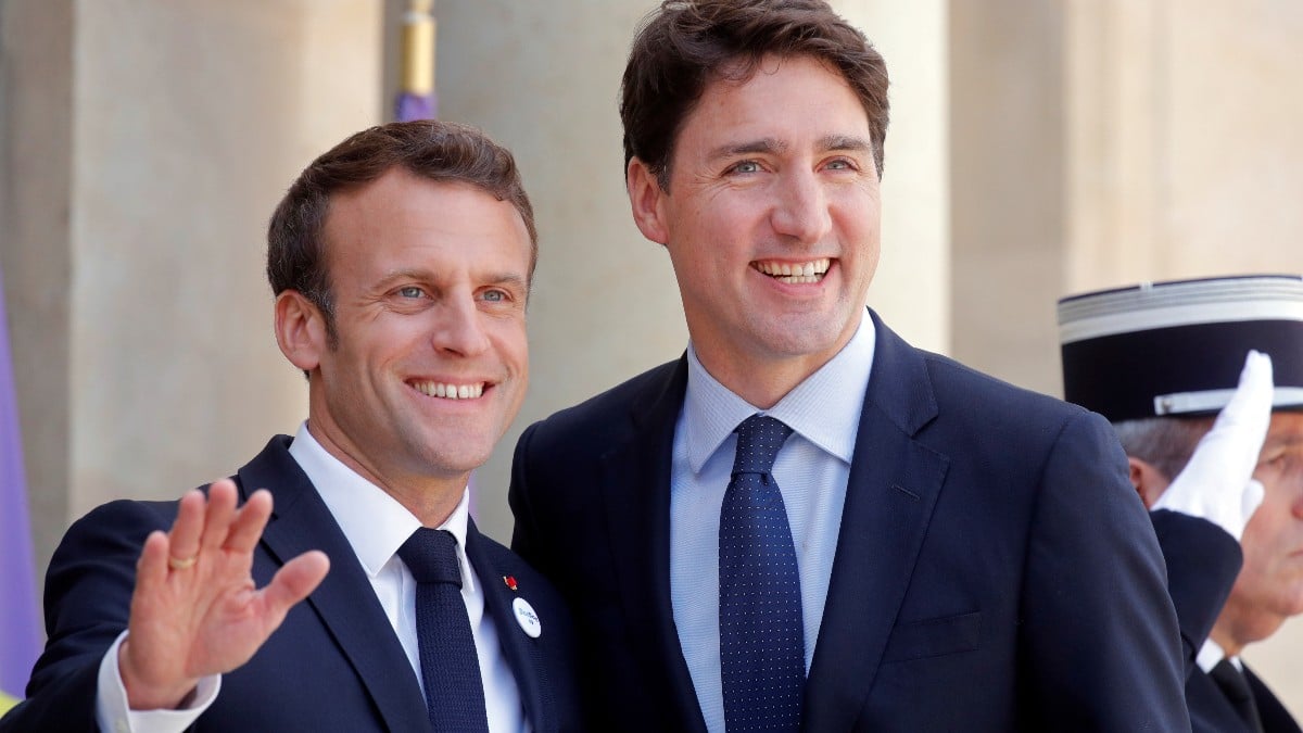 Justin Trudeau y Emmanuel Macron, los defectuosos tiranuelos ensamblados