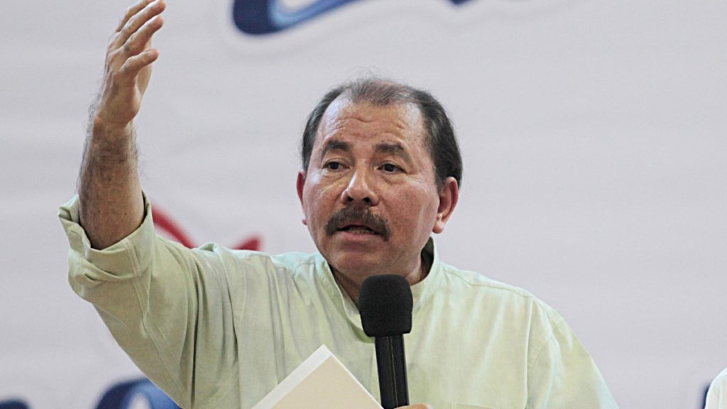 Régimen de Nicaragua. El tirano nicaragüense, Daniel Ortega.