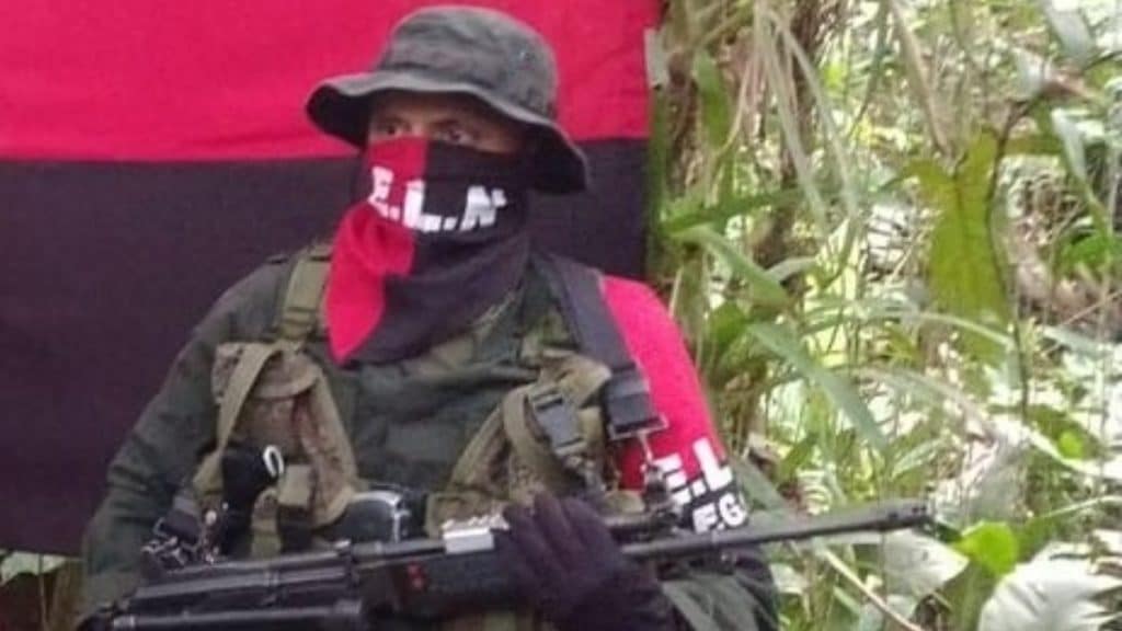 Integrante del grupo terrorista del ELN en Colombia. Europa Press
