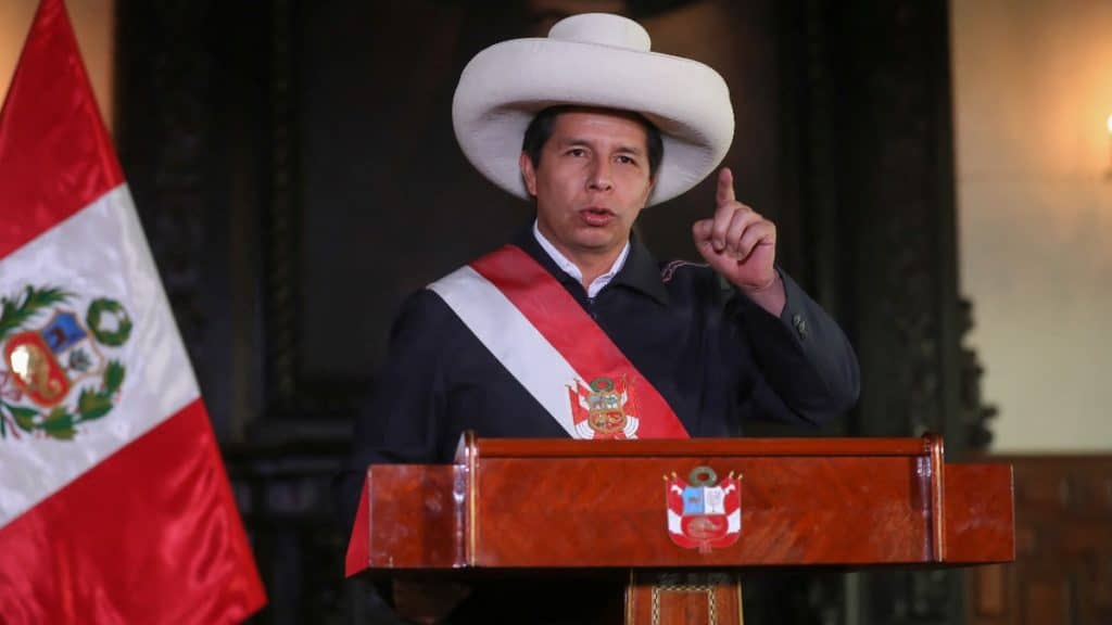 El presidente de Perú, el comunista Pedro Castillo. Reuters