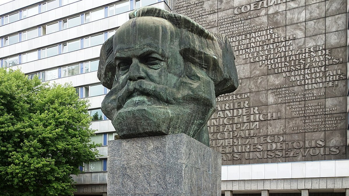 Monumento a Karl Marx en Chemnitz, Alemania. Wikimedia Commons