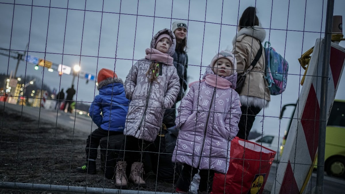 Refugiados ucranianos en Polonia. Europa Press