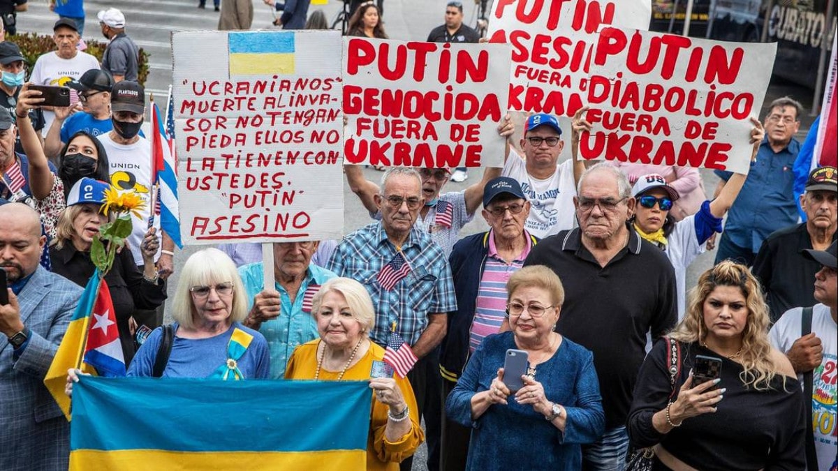 El pueblo cubano acompaña la lucha por la libertad de Ucrania y condena la invasión de Putin