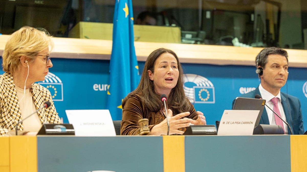 La eurodiputada de VOX Margarita de la Pisa presenta el nuevo grupo del ECR en defensa de la vida, la familia y la maternidad