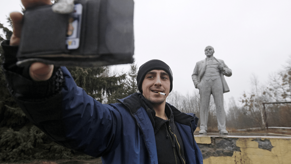 Estatua Lenin rusos Ucrania