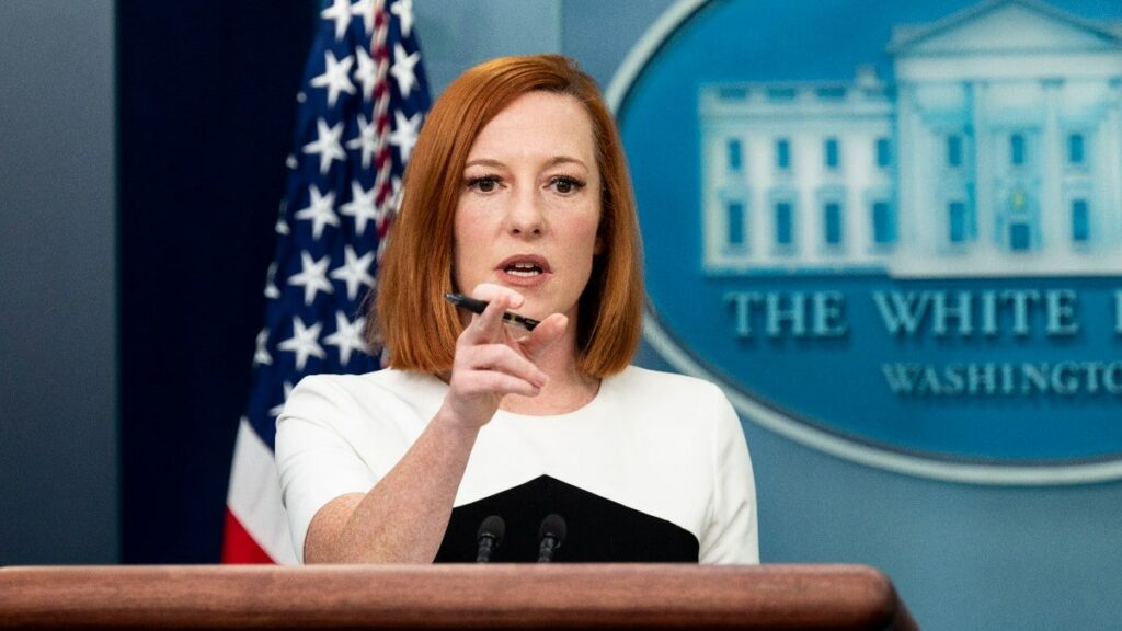 La secretaria de prensa de la Casa Blanca, Jen Psaki. Europa Press