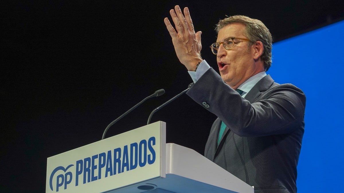 El presidente del PP, Alberto Núñez Feijóo. Europa Press