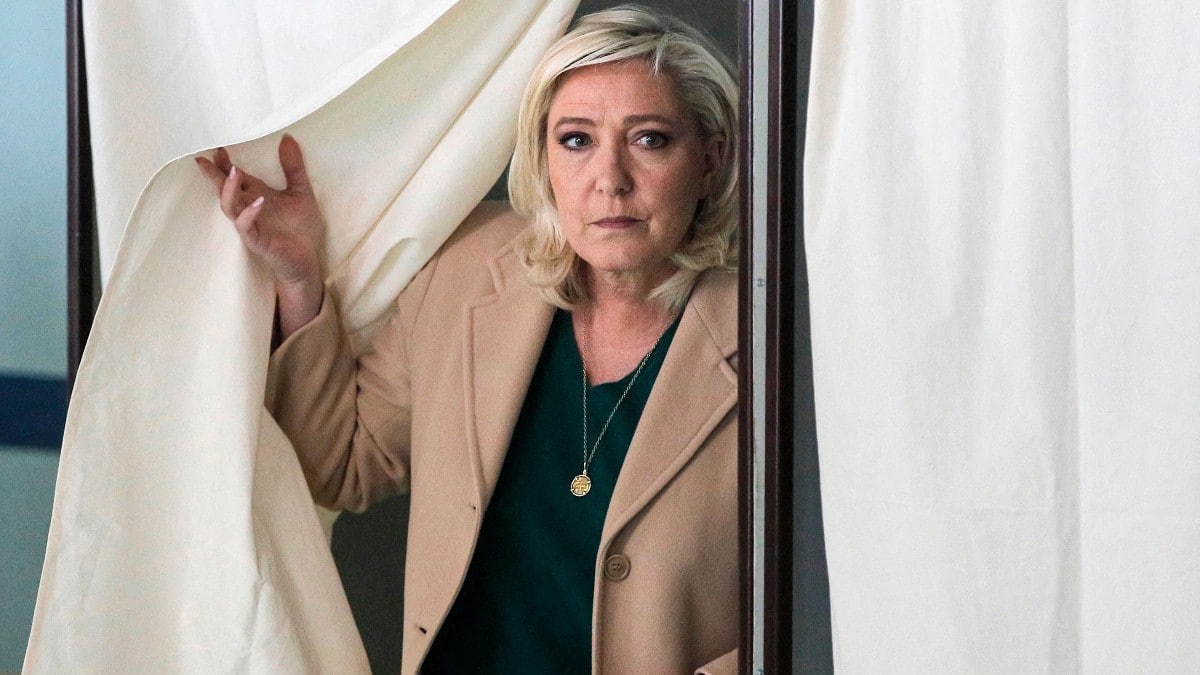 La excandidata de Agrupación Nacional, Marine Le Pen