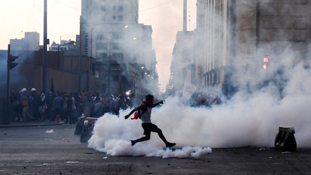 Protestas en Perú. Reuters