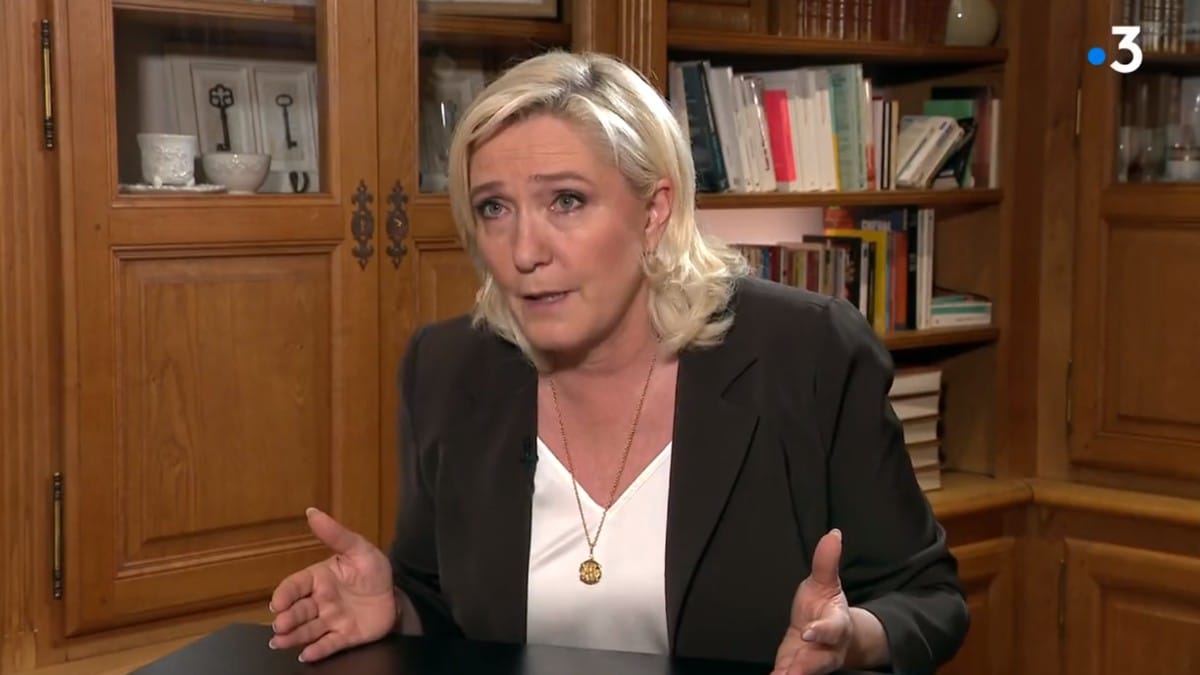Marine Le Pen en France 3.