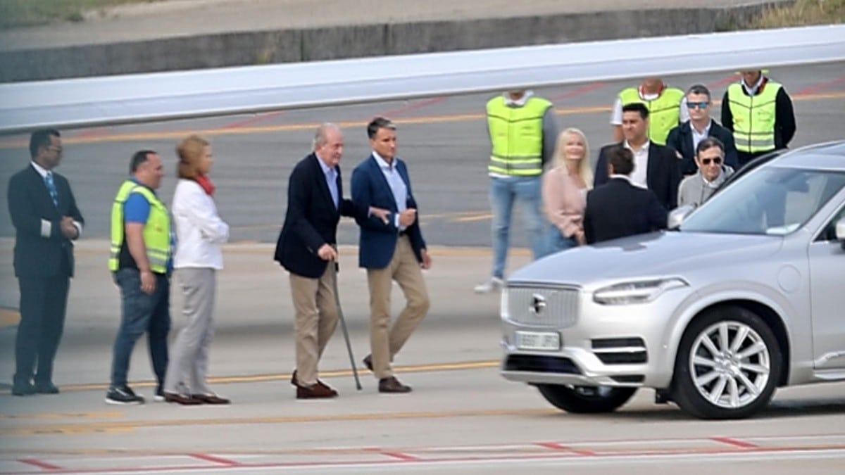 El Rey Juan Carlos I regresa a España: llega a Sangenjo, donde pasará el fin de semana junto a la infanta Elena