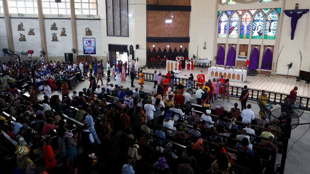 Iglesia católica en Nigeria. Reuters
