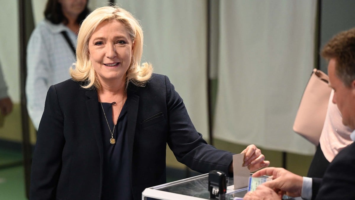 La líder de Agrupación Nacional, Marine Le Pen. Europa Press