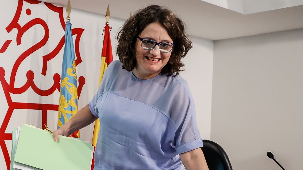La vicepresidenta de la Generalitat Valenciana y portavoz del Consell, Mónica Oltra. Europa Press