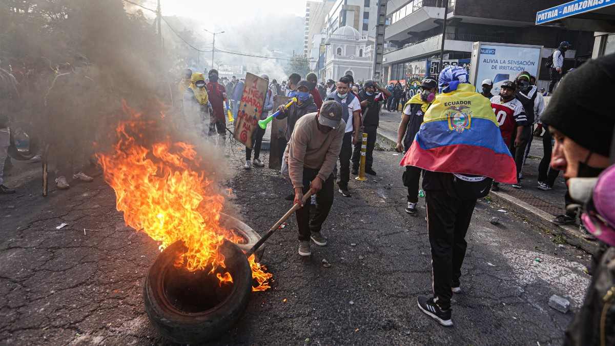 Protestas en Ecuador. Europa Press