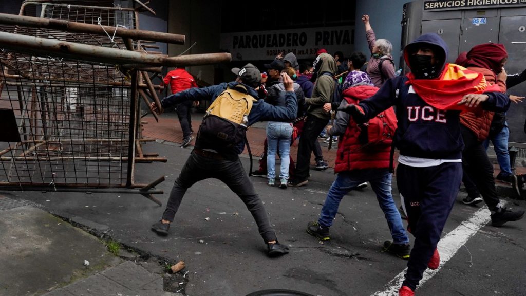 Protestas en Ecuador. Reuters