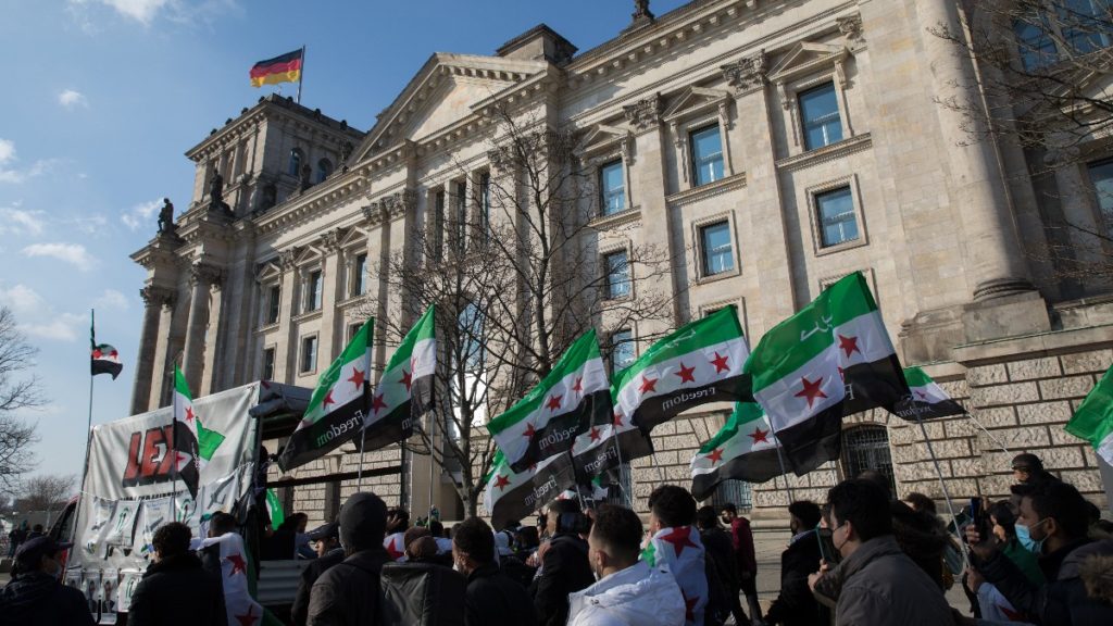 Sirios en Berlín. Reuters