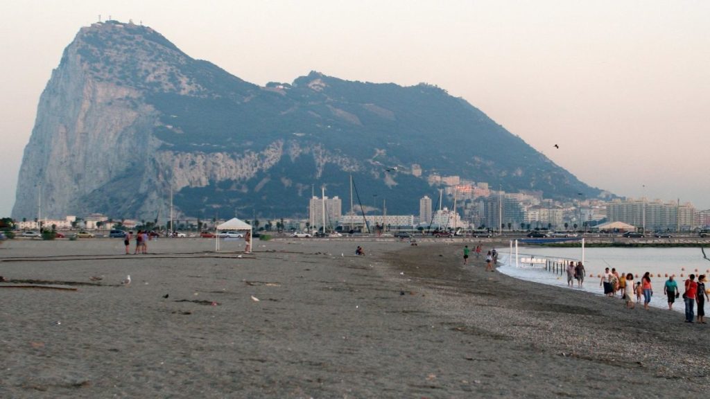 Vista de Gibraltar desde La Linea de la Concepción. Europa Press