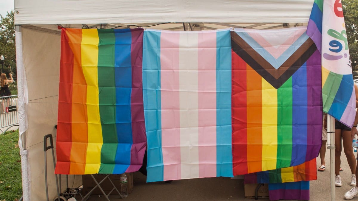 Banderas LGTB y trans