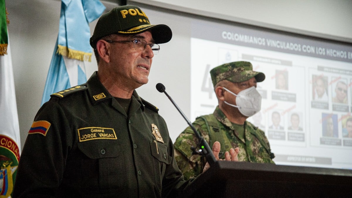 El comandante de la Policía Nacional de Colombia, el general Jorge Luis Vargas