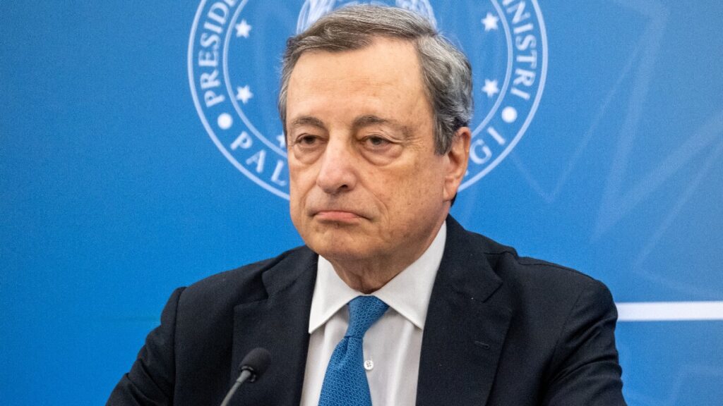 El primer ministro de Italia, Mario Draghi