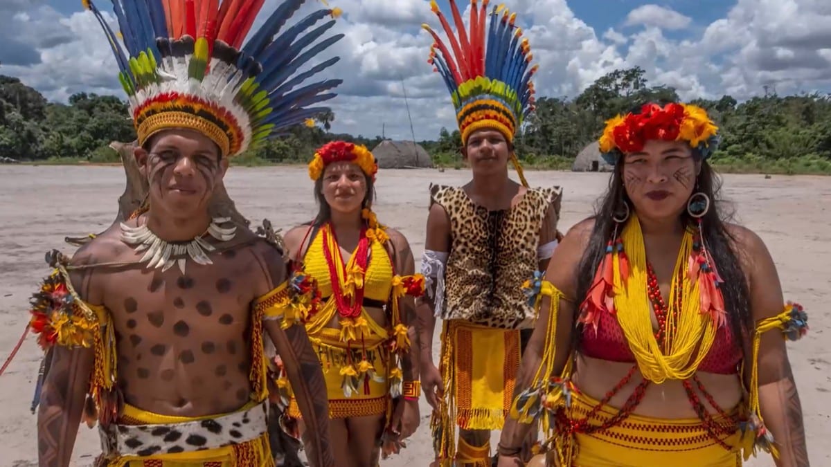 Grupo de indígenas de Brasil