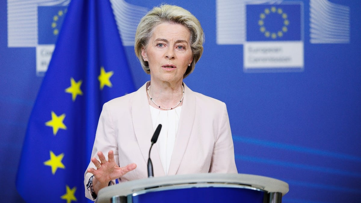 La presidenta de la Comisión Europea, Úrsula Von Der Leyen