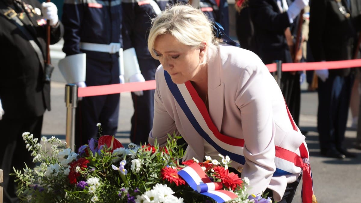 La excandidata presidencial, Marine Le Pen