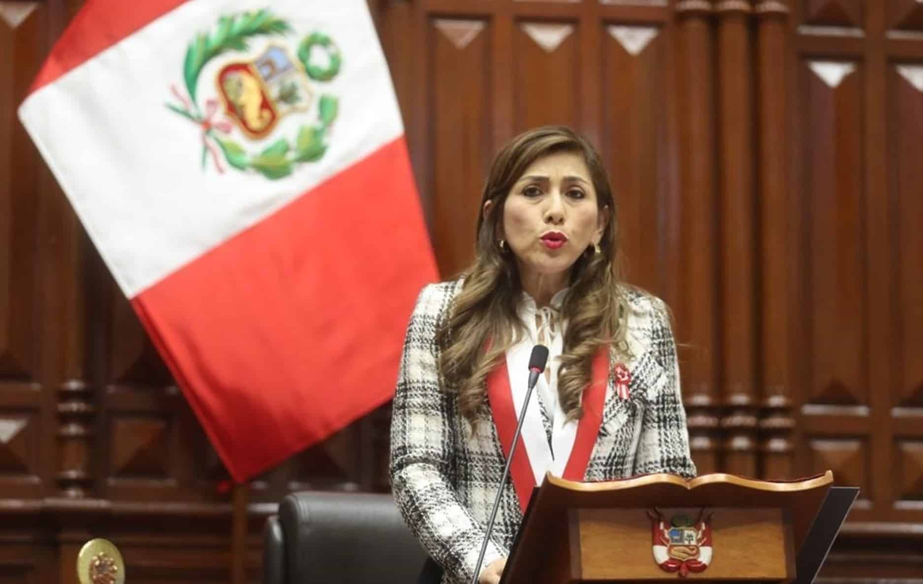 La opositora Lady Camones es designada nueva presidente del Congreso de Perú