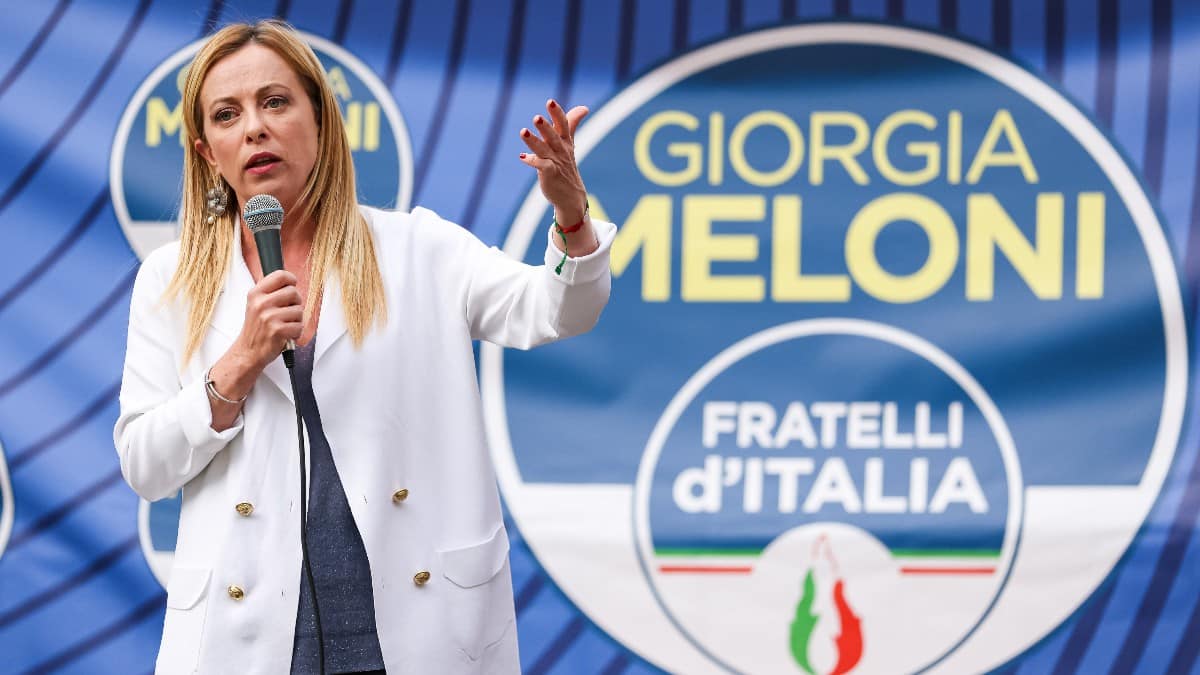 Giorgia Meloni, líder de Fratelli d'Italia. Reuters