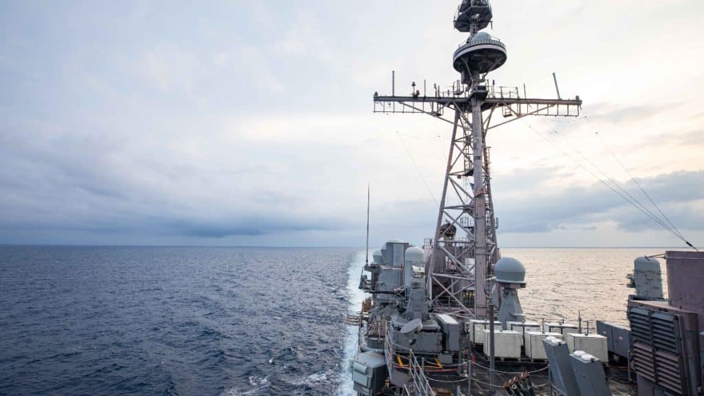 Buques estadounidenses en el estrecho de Taiwán - US NAVY
