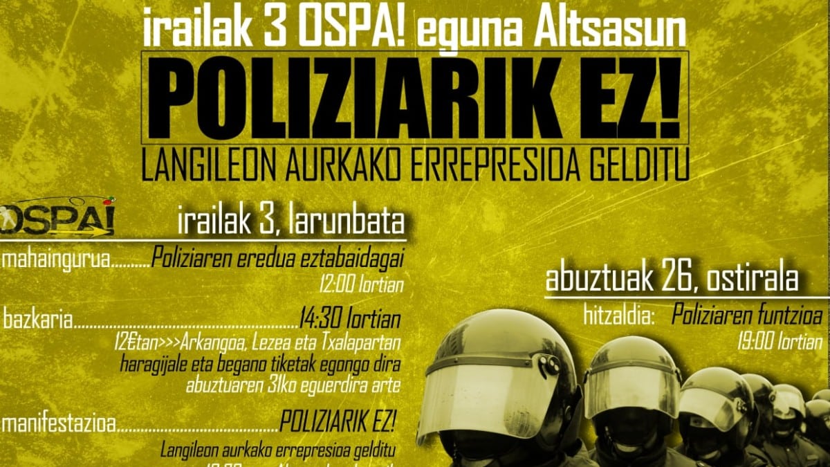 Guardias civiles denuncian la pasividad de Marlaska ante el nuevo aquelarre batasuno en Alsasua