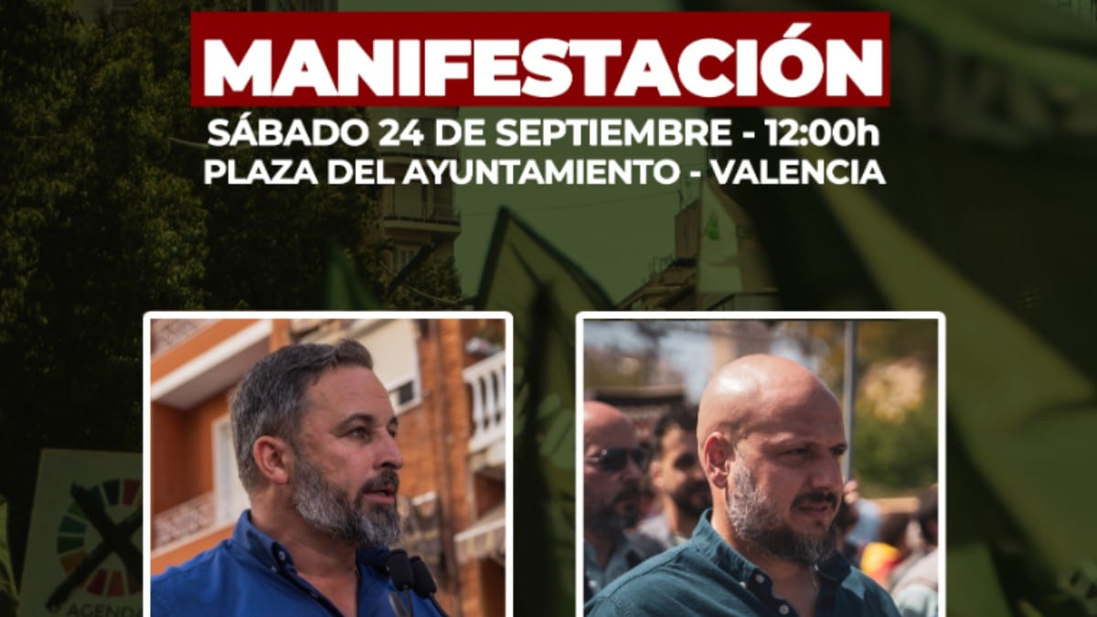 VOX y Solidaridad convocan una gran manifestación este sábado en Valencia en defensa de los trabajadores
