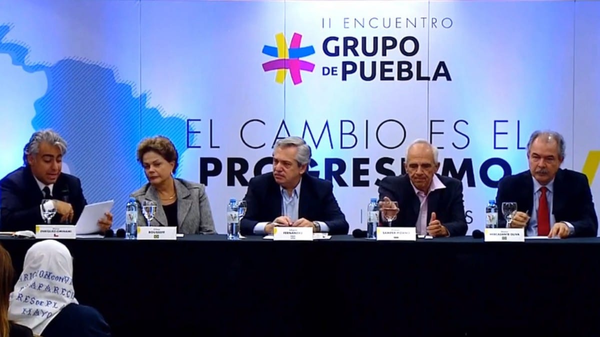 El Grupo de Puebla alienta a Kirchner y tilda de «ajusticiamiento político» su condena por corrupción