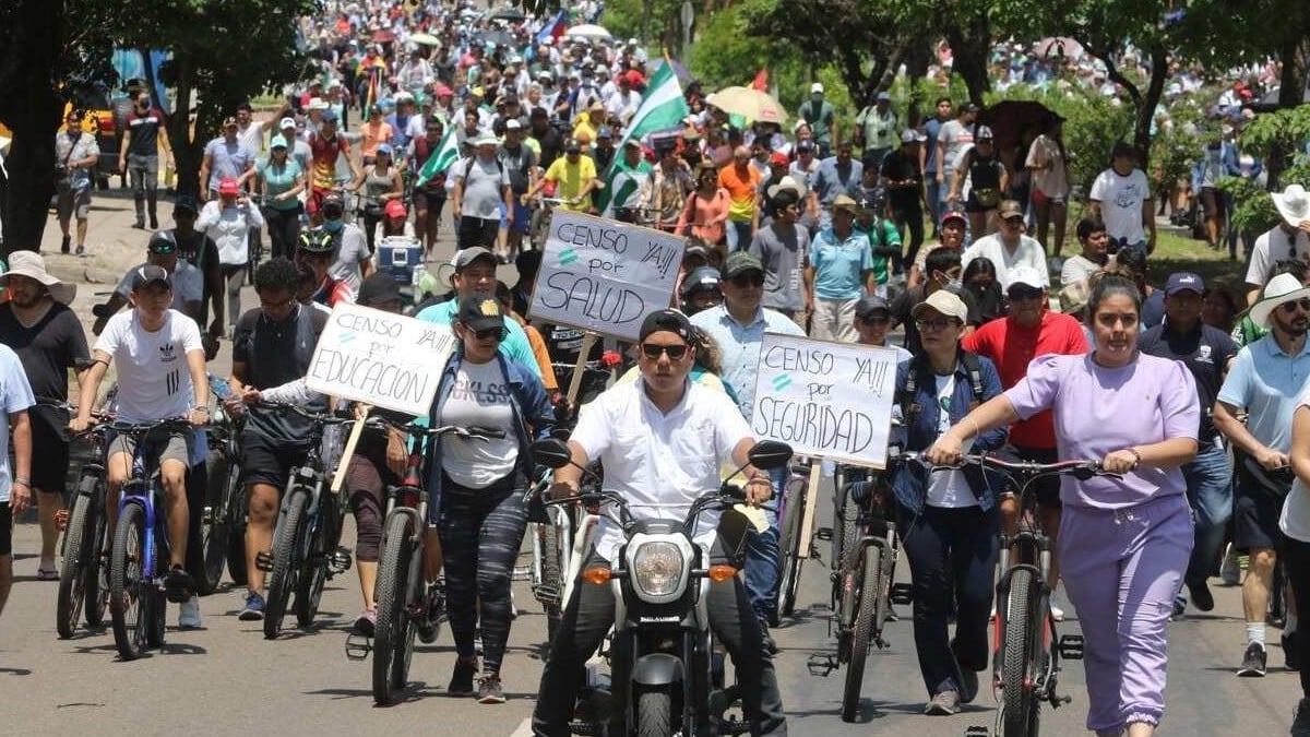 La oposición boliviana se manifestará este martes en Santa Cruz contra el Gobierno de Arce