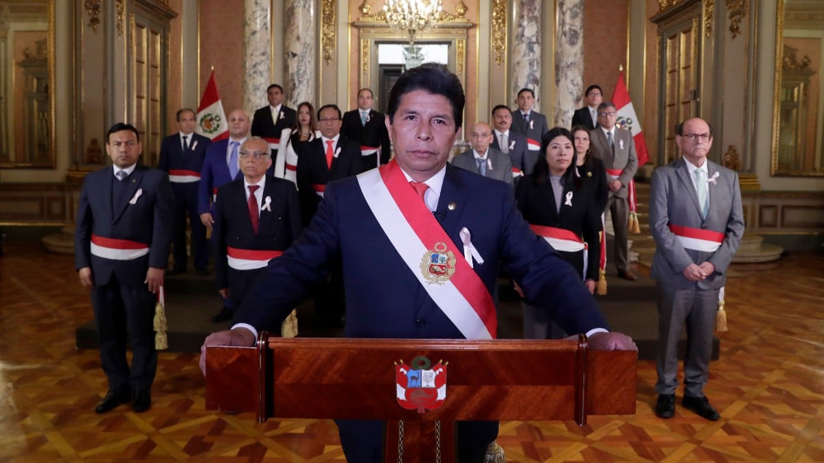 Castillo busca apoyo en la OEA para justificar su fracaso al frente del Gobierno de Perú