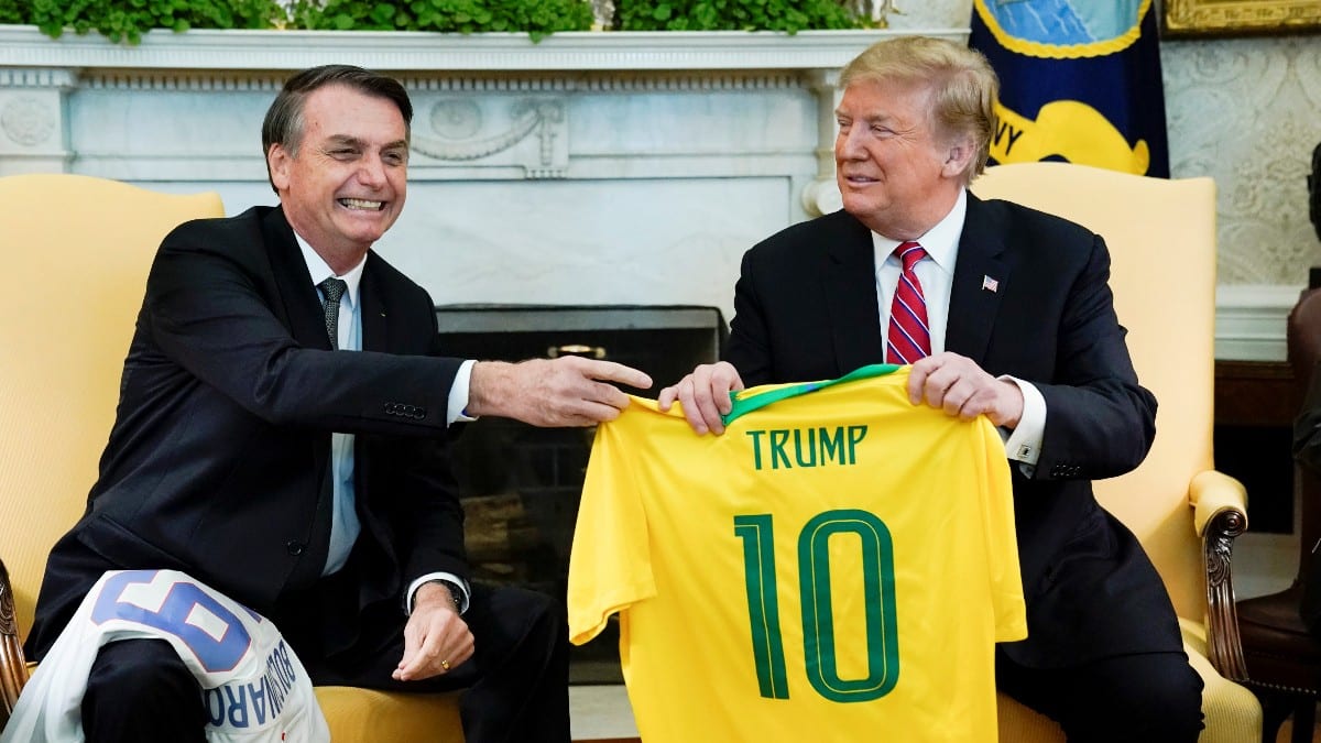 Trump pide el voto para Bolsonaro: «Es un gran y respetado líder»