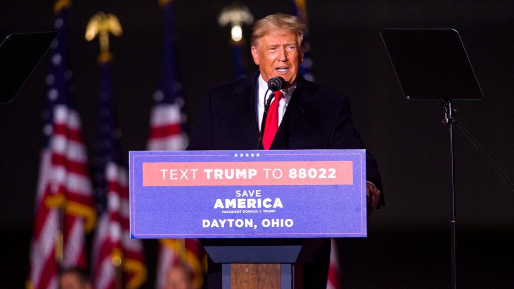 El expresidente Donald Trump en Ohio. Europa Press