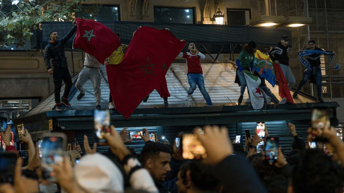 Las celebraciones de aficionados marroquíes en España: ¿de verdad no hubo altercados?