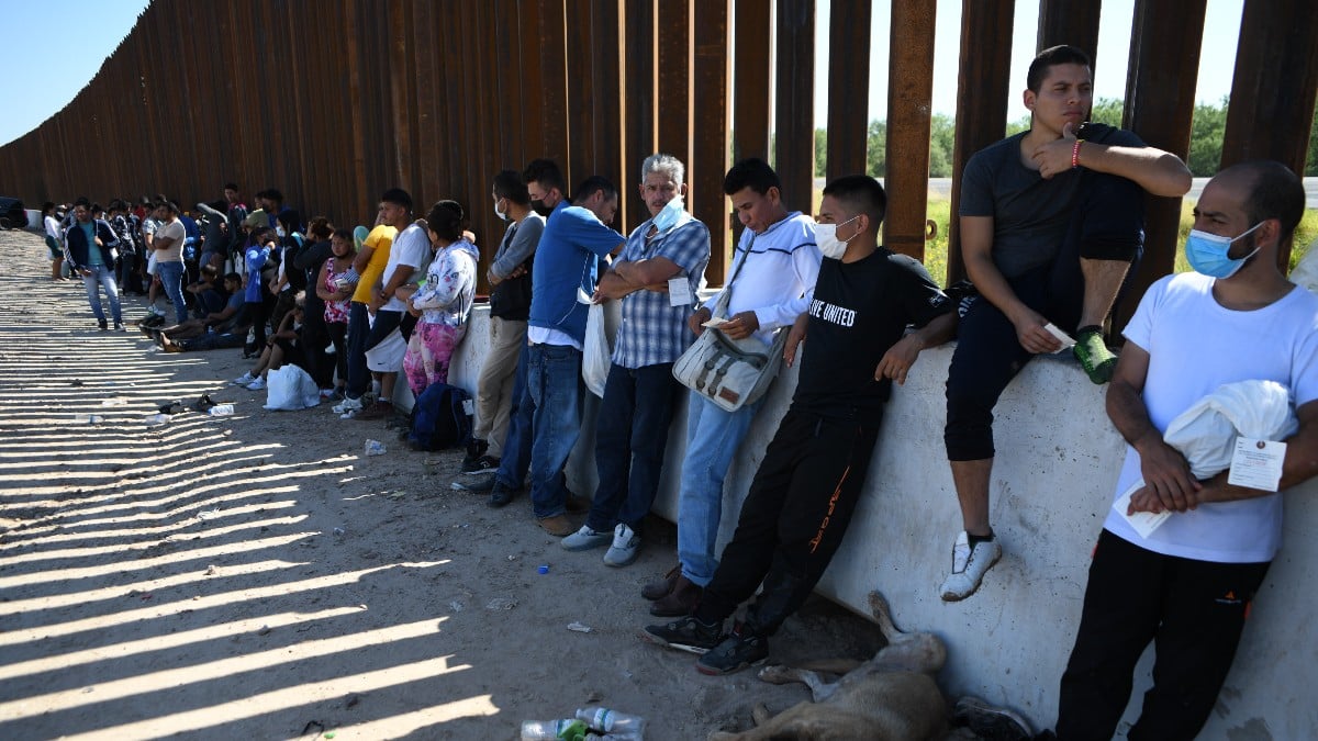 Inmigrantes en la frontera de México. Europa Press