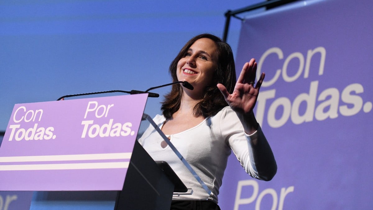 La secretaria general de Podemos y ministra de Derechos Sociales y Agenda 2030, Ione Belarra. Europa Press