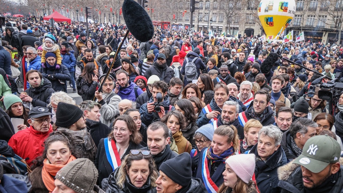 Manifestación nacional en Francia. Europa Press