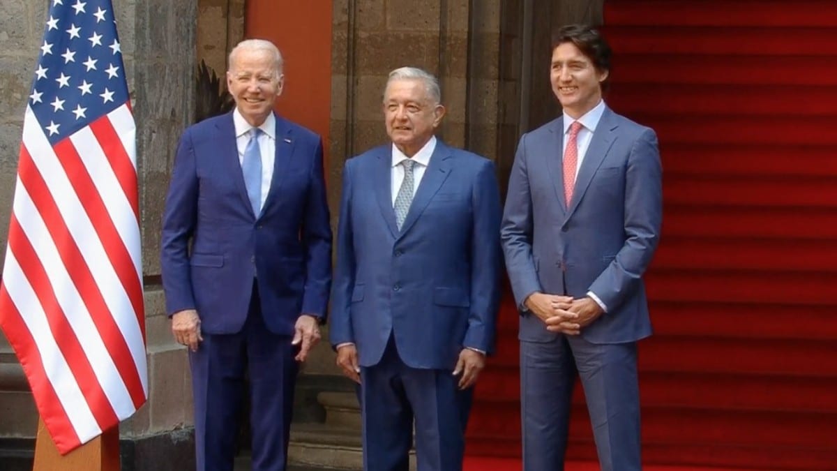 Biden, Trudeau y López Obrador se reúnen en México durante la décima Cumbre de Líderes de América del Norte