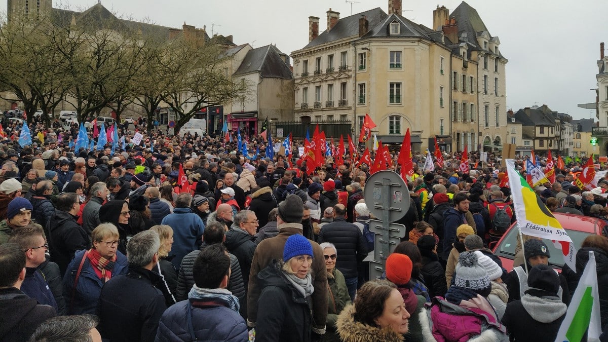 Movilizaciones en Francia contra la reforma de las pensiones del Gobierno de Macron
