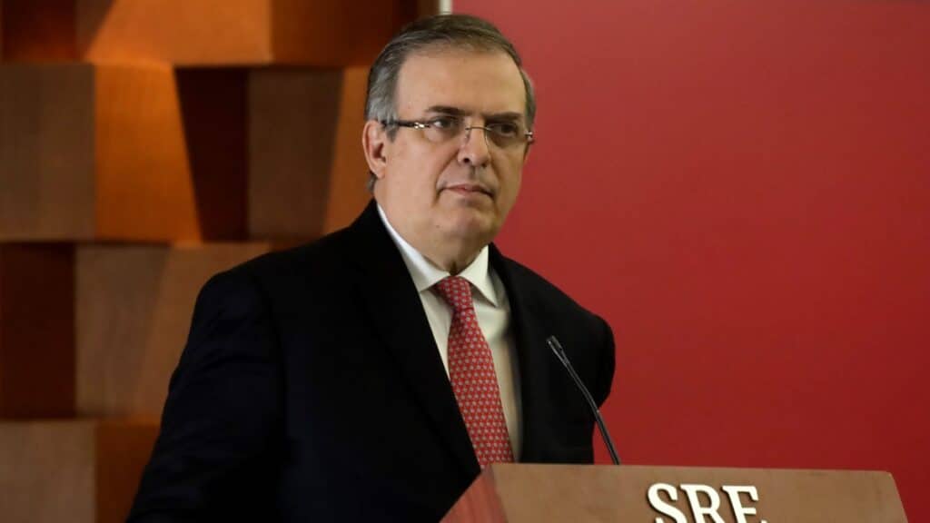El ministro de Exteriores de México, Marcelo Ebrard. Europa Press