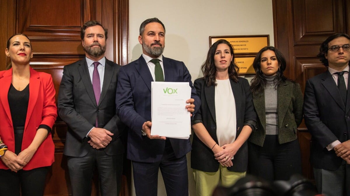 VOX registra la moción de censura contra Sánchez que encabezará Tamames: «Hemos cumplido con nuestra palabra»