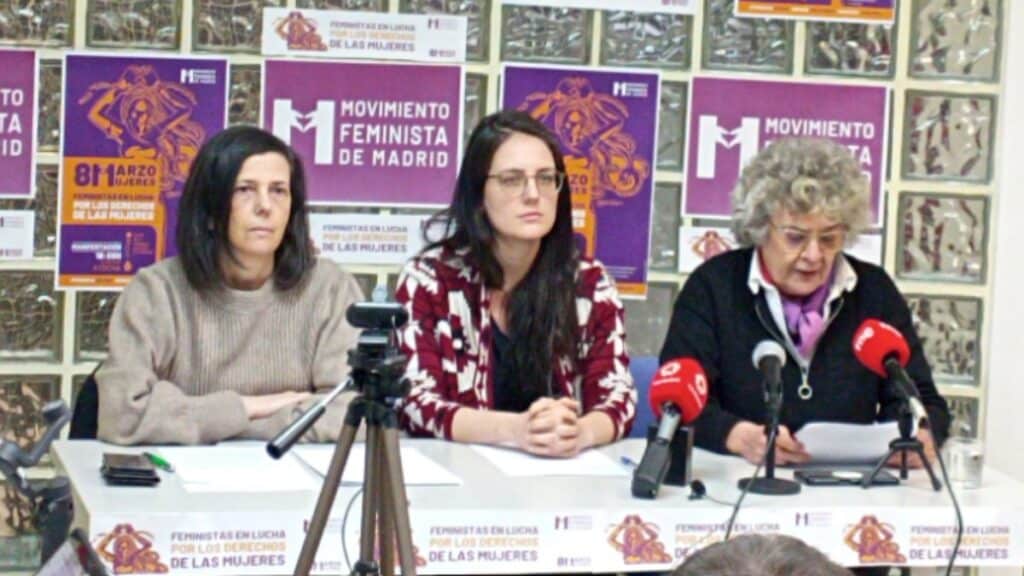Movimiento feminista de Madrid.