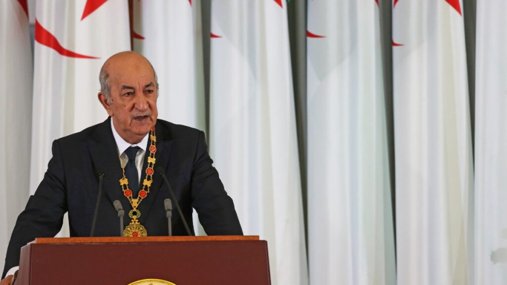 El presidente de Argelia, Abdelmayid Tebune. Europa Press