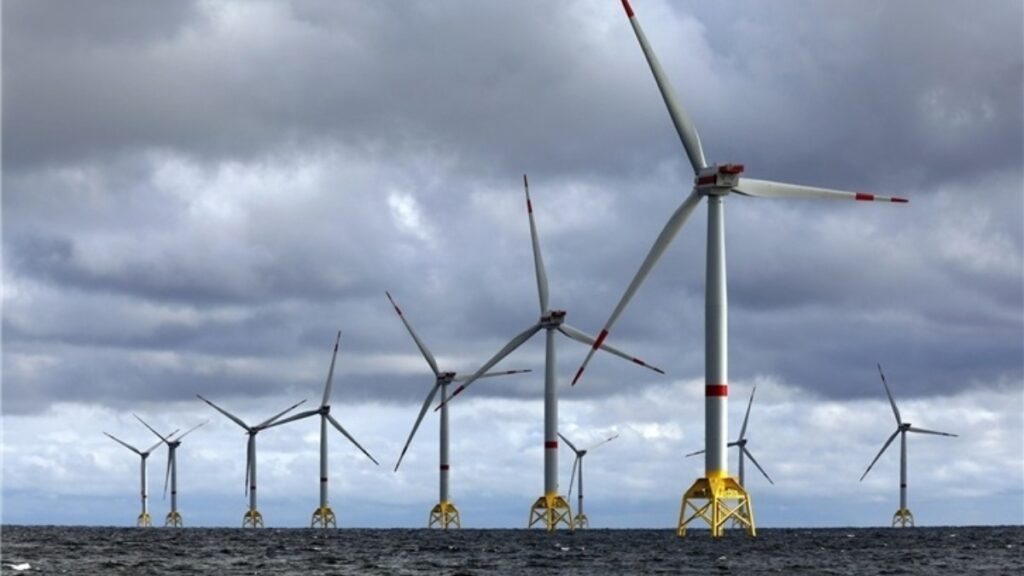 Parque eólico marino de Iberdrola. Europa Press